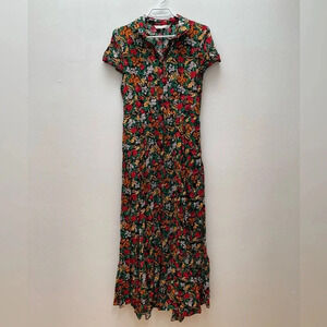 ZARA - Floral Cap Sleeve Maxi Dress or Duster